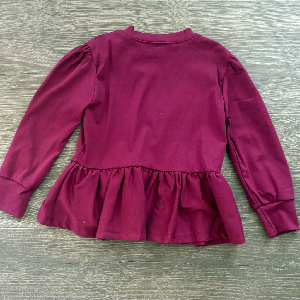 Little Road Co. Peplum Top - Size 5 New! — image 4 of 4